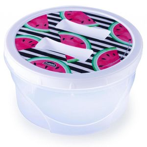 Pote Plasutil Decor Rosca 1,4l Fazenda