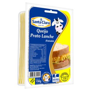 Queijo Santa Clara Fatiado Prato Tradicional 150g