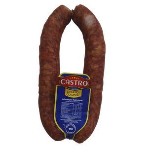 Linguiça Castro Colonial Aprox. 400g Defumada