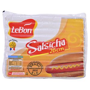 Salsicha Lebon Aprox. 2,5kg Resfriada 26cm