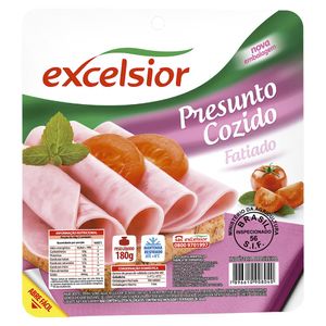 Presunto Excelsior Cozido Fatiado 180g