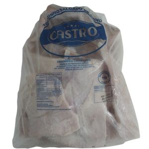 Toucinho Suíno Castro Aprox. 500g Salgado Resfriado