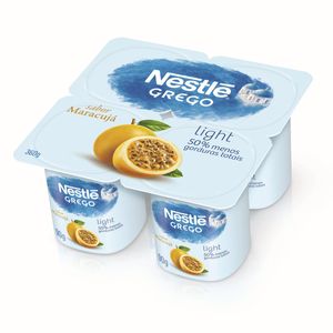 Iogurte Nestlé Grego Light Sabor Maracujá 360g