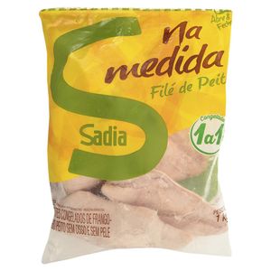 FILÉ DE PEITO FRANGO SADIA CONGELADO 1KG