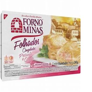 Folhado Forno De Minas Presunto E Queijo 240g