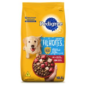 Alimento Pedigree Para Cães Filhotes Sabor Carne, Frango E Cereais 10,1kg