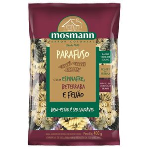 Massa Mosmann Parafuso Vegetais 400g