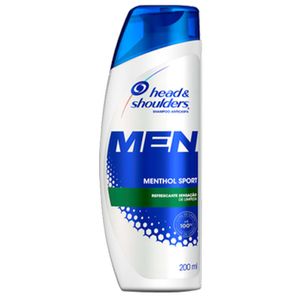 Shampoo Head & Shoulders 400ml Menthol Sport