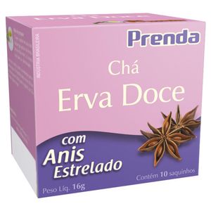 Chá Prenda Erva Doce Com Anis Estrelado 16g