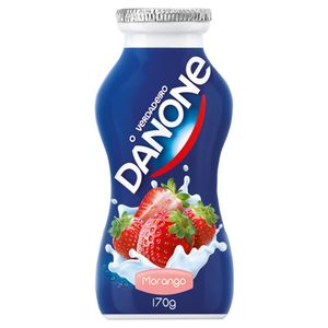 Iogurte Danone Sabor Morango Garrafa 170g