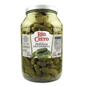 Pepino Rio Cerro Em Conserva Vidro 1,8kg