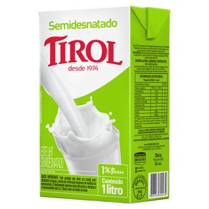 Leite Tirol Semidesnatado 1l