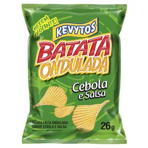 Salgadinho Kevytos Batata Ondulada Cebola & Salsa 26g