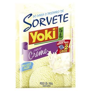 Sorvete Pó Yoki 150g Creme