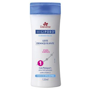 Leite Demaquilante Davene Higiporo 120ml