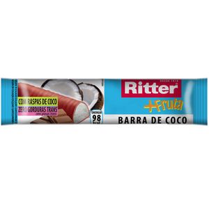 Barra De Fruta Ritter Coco Cobertura De Chocolate 20g