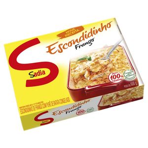Escondidinho Sadia De Frango Com Purê De Batata Congelado 600g