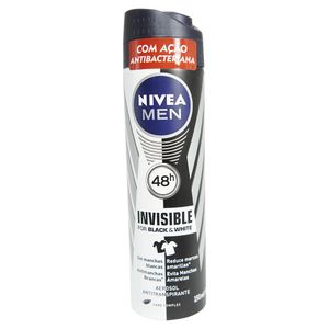 Desodorante Nivea Men Aerosol Invisible Black & White 150ml