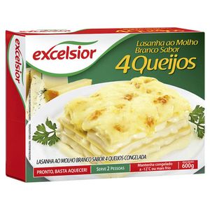 Lasanha Excelsior Molho Branco 4 Queijos 600g