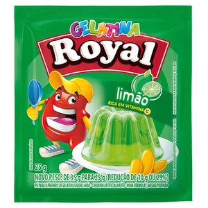 Gelatina Royal Tradicional Limão 25g