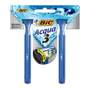 Aparelho De Barbear Bic Acqua 3 C/2unidades