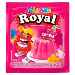 Gelatina Royal Tradicional Cereja 25g