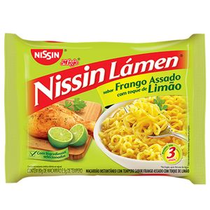 Macarrão Instantâneo Nissin Frango Assado Com Toque De Limão 85g