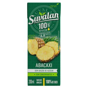 Suco Suvalan 100% 200 Ml Abacaxi