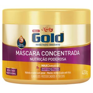 Máscara Niely Gold 430g Óleo De Coco