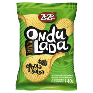 Salgadinho Zezé Batata Ondulada Cebola & Salsa 40g