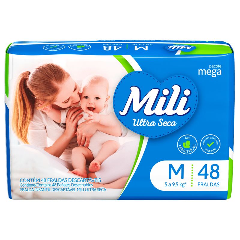 FRALDA-MILI-BABY-MEGA-M-C-48