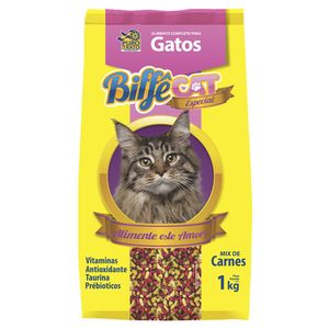 Alimento Puro Trato Biffe Para Gatos Adultos 1kg