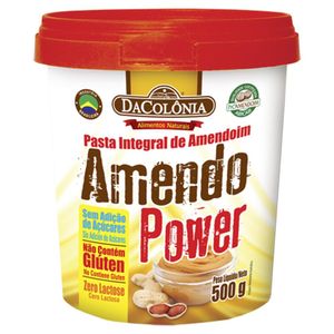 Pasta De Amendoim Dacolônia Power Tradicional 500g