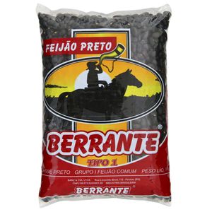 Feijão Berrante Tipo 1 Preto 1kg