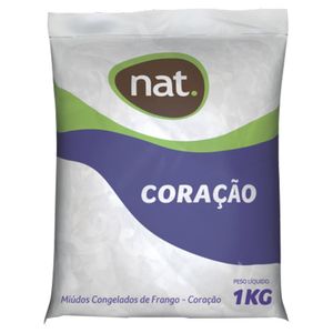 Coração De Frango Nat Congelado 1kg