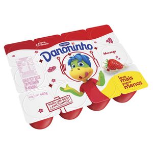 Queijo Petit Suisse Danoninho Sabor Morango 480g