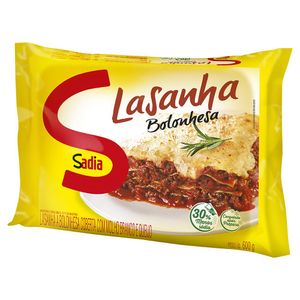 Lasanha Sadia À Bolonhesa Congelada 600g