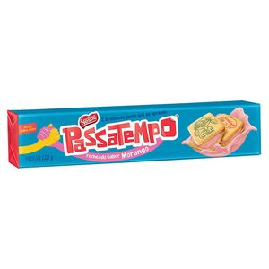 Biscoito Recheado Passatempo Morango 130g