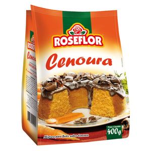 Mistura Para Bolo Roseflor De Cenoura 400g