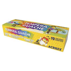 Tempera Acrilex Guache 12x15ml