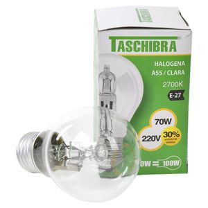 Lâmpada Taschibra Halogena A55 70w 220v