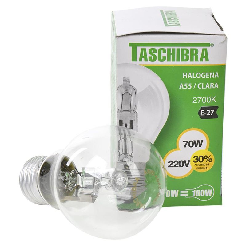 LAMP-TASCHIBRA-HALOGENA-A55-70W220V