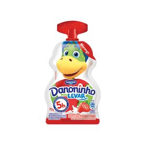 Queijo Petit Suisse Danoninho Para Levar Sabor Morango 70g