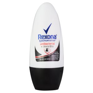 Desodorante Rexona Roll-On 50ml Antibacterial+Invisible