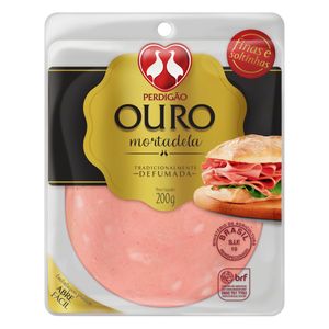 Mortadela Perdigão Ouro Defumada Fatiada 200g