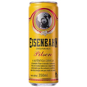 Cerveja Eisenbahn Pilsen Puro Malte Lata 350ml