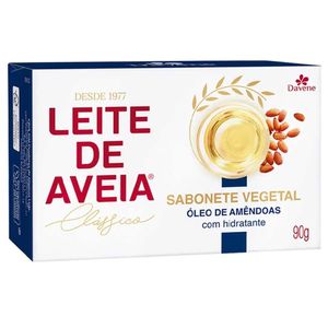 Sabonete Davene Leite De Aveia 90g Com Óleo De Amêndoas