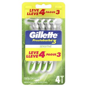 Aparelho Barba Gillette Prestobarba 3 Sense Care Lv4 Pg3