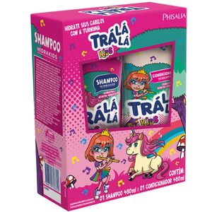 Kit Shampoo + Condicionador Tra La La Kids 480ml Hidrakids