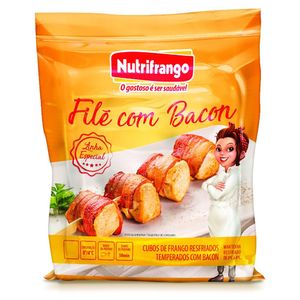 Cubos De Frango Com Bacon Nutrifrango 700g